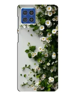 Чехол для Samsung Galaxy F62 с картинкой «Ветка мелких белых цветов» Чехол для Samsung Galaxy F62 с картинкой «Ветка мелких белых цветов»