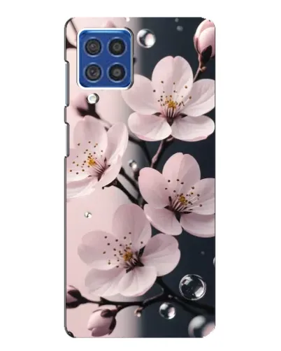 Чехол для Samsung Galaxy F62 с картинкой «Нежная сакура и капли» Чехол для Samsung Galaxy F62 с картинкой «Нежная сакура и капли»