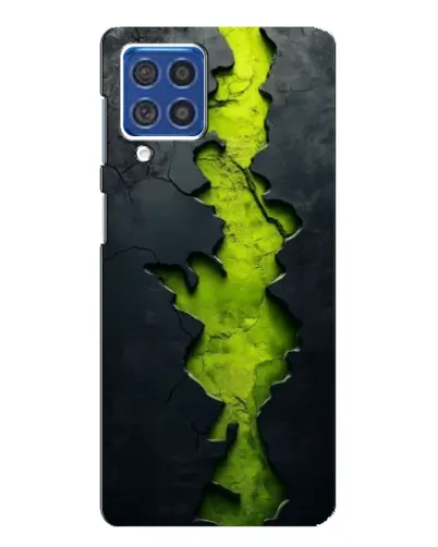 Чехол для Samsung Galaxy F62 с картинкой «Салатовый разлом скалы» Чехол для Samsung Galaxy F62 с картинкой «Салатовый разлом скалы»