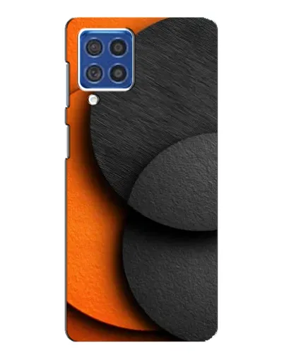 Чехол для Samsung Galaxy F62 с картинкой «Геометрия оранжевых кругов» Чехол для Samsung Galaxy F62 с картинкой «Геометрия оранжевых кругов»