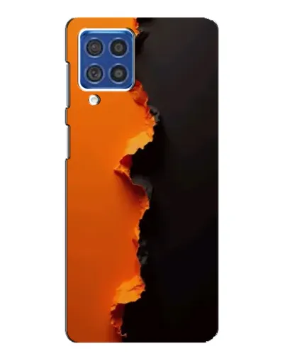 Чехол для Samsung Galaxy F62 с картинкой «Оранжевый разлом» Чехол для Samsung Galaxy F62 с картинкой «Оранжевый разлом»