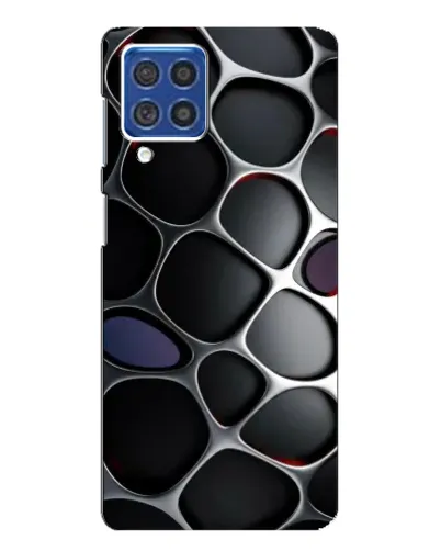 Чехол для Samsung Galaxy F62 с картинкой «Объемная темная решетка» Чехол для Samsung Galaxy F62 с картинкой «Объемная темная решетка»