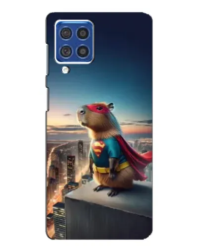 Чехол для Samsung Galaxy F62 с картинкой «Капи-мен супергерой» Чехол для Samsung Galaxy F62 с картинкой «Капи-мен супергерой»