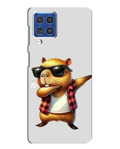 Чехол для Samsung Galaxy F62 с картинкой «Капибара рэпер даб» Чехол для Samsung Galaxy F62 с картинкой «Капибара рэпер даб»