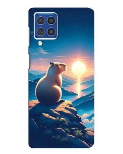 Чехол для Samsung Galaxy F62 с картинкой «Закат солнца с капибарой» Чехол для Samsung Galaxy F62 с картинкой «Закат солнца с капибарой»