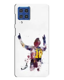 Чехол для Samsung Galaxy F62 с картинкой «Акварельный Месси Барселона» Чехол для Samsung Galaxy F62 с картинкой «Акварельный Месси Барселона»