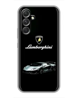 Чохол для Samsung Galaxy F70 Pro з картинкою «Логотип Lamborghini класика»