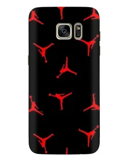 Чохол для Samsung Galaxy S7 Edge (G935) з картинкою «Jordan Red Pattern»
