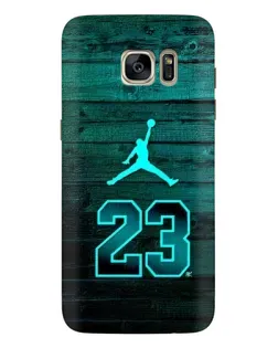 Чохол для Samsung Galaxy S7 Edge (G935) з картинкою «Jordan Cyan 23»