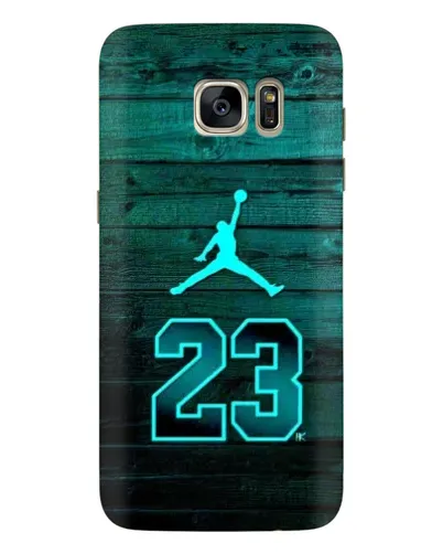 Чохол для Samsung Galaxy S7 Edge (G935) з картинкою «Jordan Cyan 23»