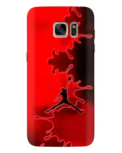 Чохол для Samsung Galaxy S7 Edge (G935) з картинкою «Jordan Red Smoke»