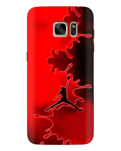 Чохол для Samsung Galaxy S7 Edge (G935) з картинкою «Jordan Red Smoke»