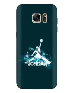 Чохол для Samsung Galaxy S7 Edge (G935) з картинкою «Jordan Blue Fire»