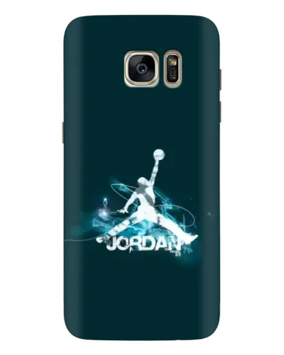 Чохол для Samsung Galaxy S7 Edge (G935) з картинкою «Jordan Blue Fire»