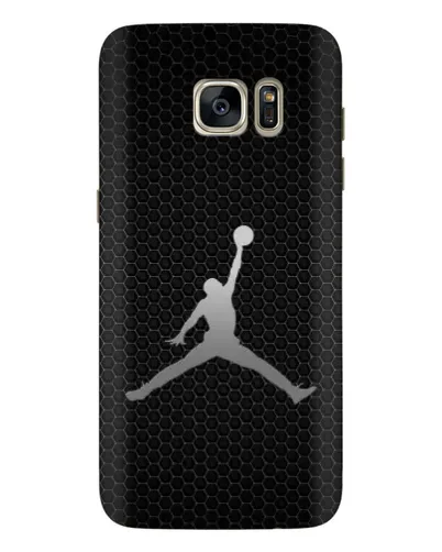 Чохол для Samsung Galaxy S7 Edge (G935) з картинкою «Jordan Dark Carbon»