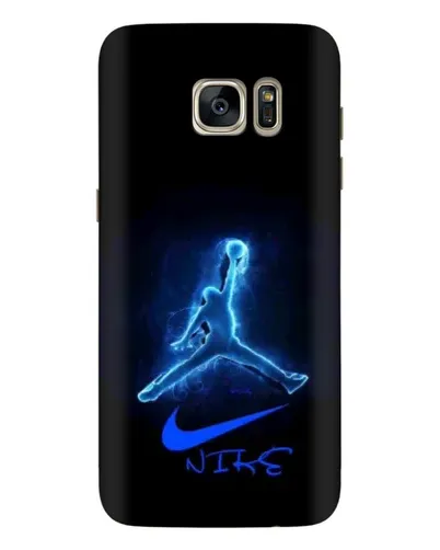 Чохол для Samsung Galaxy S7 Edge (G935) з картинкою «Jordan Neon Blue»
