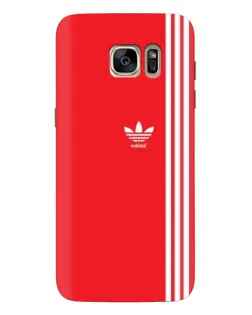 Чохол для Samsung Galaxy S7 Edge (G935) з картинкою «Червоний мінімалізм Adidas»