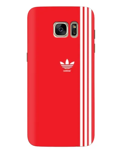 Чохол для Samsung Galaxy S7 Edge (G935) з картинкою «Червоний мінімалізм Adidas»