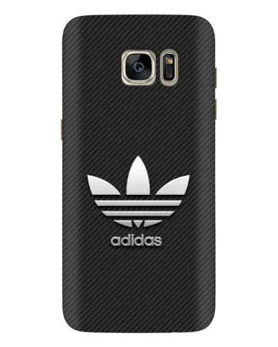 Чохол для Samsung Galaxy S7 Edge (G935) з картинкою «Adidas Карбонова текстура»