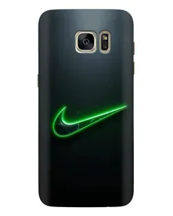 Чохол для Samsung Galaxy S7 Edge (G935) з картинкою «Неоновий контур Nike»