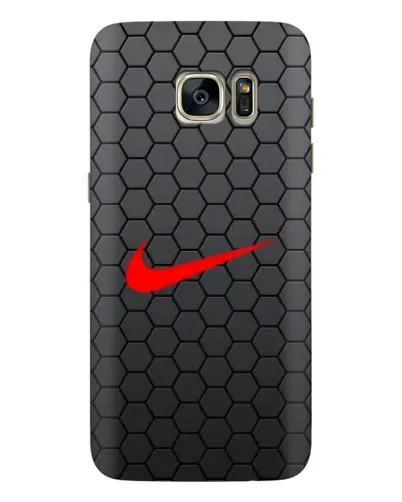 Чохол для Samsung Galaxy S7 Edge (G935) з картинкою «Nike — карбонова сітка»
