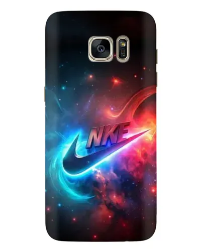 Чохол для Samsung Galaxy S7 Edge (G935) з картинкою «Вогняний логотип Nike»