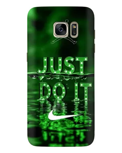 Чохол для Samsung Galaxy S7 Edge (G935) з картинкою «Зелений неоновий Nike»