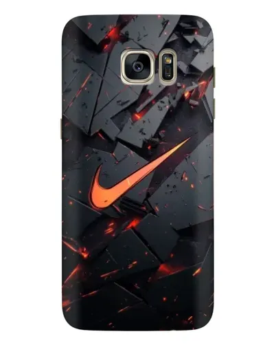 Чохол для Samsung Galaxy S7 Edge (G935) з картинкою «Nike — ефект розломів»