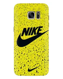 Чохол для Samsung Galaxy S7 Edge (G935) з картинкою «Жовтий текстурний Nike»