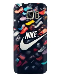 Чохол для Samsung Galaxy S7 Edge (G935) з картинкою «Колекція кросівок Nike»