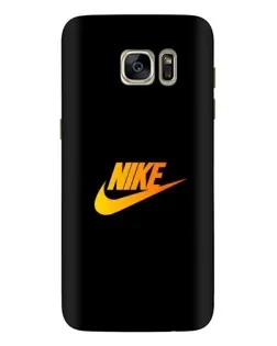 Чехол для Samsung Galaxy S7 Edge (G935) с картинкой «Золотой логотип Nike»