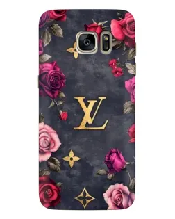 Чехол для Samsung Galaxy S7 Edge (G935) с картинкой «Цветочный Louis Vuitton»