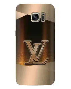 Чехол для Samsung Galaxy S7 Edge (G935) с картинкой «LV — золотое сияние»