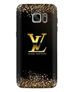 Чехол для Samsung Galaxy S7 Edge (G935) с картинкой «LV — золотые искры»