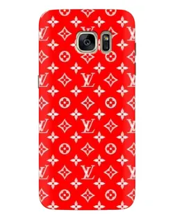 Чехол для Samsung Galaxy S7 Edge (G935) с картинкой «Яркий паттерн LV»