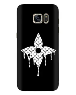 Чехол для Samsung Galaxy S7 Edge (G935) с картинкой «Цветочная монограмма»