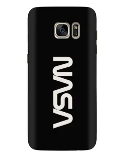 Чохол для Samsung Galaxy S7 Edge (G935) з картинкою «NASA — вертикальний логотип»