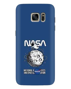 Чохол для Samsung Galaxy S7 Edge (G935) з картинкою «NASA — місячна місія»