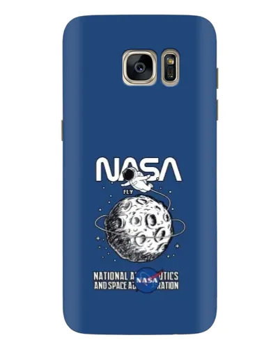 Чохол для Samsung Galaxy S7 Edge (G935) з картинкою «NASA — місячна місія» Чохол для Samsung Galaxy S7 Edge (G935) з картинкою «NASA — місячна місія»