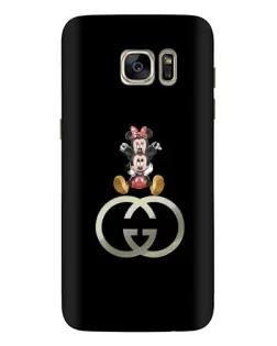 Чохол для Samsung Galaxy S7 Edge (G935) з картинкою «Мінні Маус на лого»