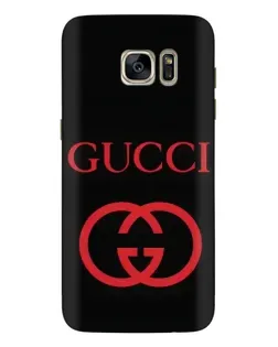 Чохол для Samsung Galaxy S7 Edge (G935) з картинкою «Gucci — червоний логотип»