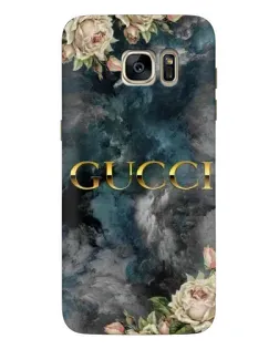 Чехол для Samsung Galaxy S7 Edge (G935) с картинкой «Абстрактные цветы Gucci»