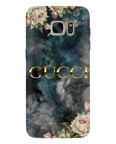 Чехол для Samsung Galaxy S7 Edge (G935) с картинкой «Абстрактные цветы Gucci»