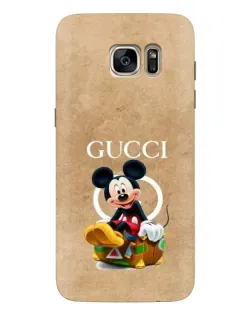 Чохол для Samsung Galaxy S7 Edge (G935) з картинкою «Міккі Маус Gucci — крафт»