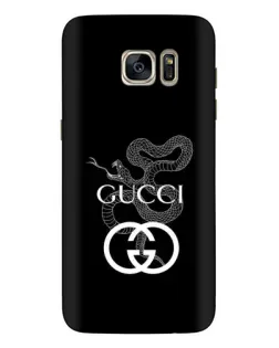 Чохол для Samsung Galaxy S7 Edge (G935) з картинкою «Gucci — срібна змія»