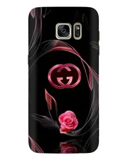Чохол для Samsung Galaxy S7 Edge (G935) з картинкою «Gucci — неонова троянда»