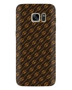 Чохол для Samsung Galaxy S7 Edge (G935) з картинкою «Gucci — золоті діагоналі»