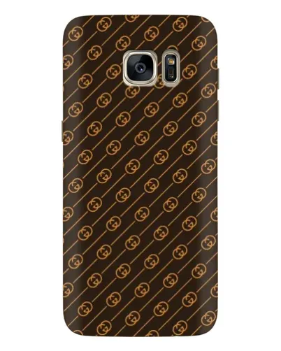 Чохол для Samsung Galaxy S7 Edge (G935) з картинкою «Gucci — золоті діагоналі» Чохол для Samsung Galaxy S7 Edge (G935) з картинкою «Gucci — золоті діагоналі»