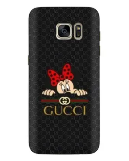 Чохол для Samsung Galaxy S7 Edge (G935) з картинкою «Мінні Маус Gucci — чорний»