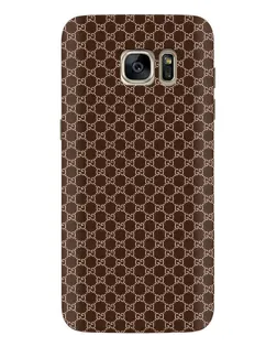 Чохол для Samsung Galaxy S7 Edge (G935) з картинкою «Gucci — шоколадна сітка»